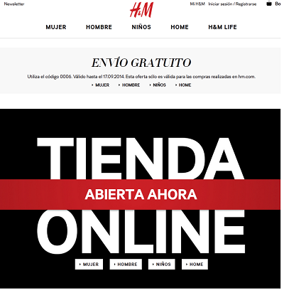 Una H&M estrena online en | Silicon