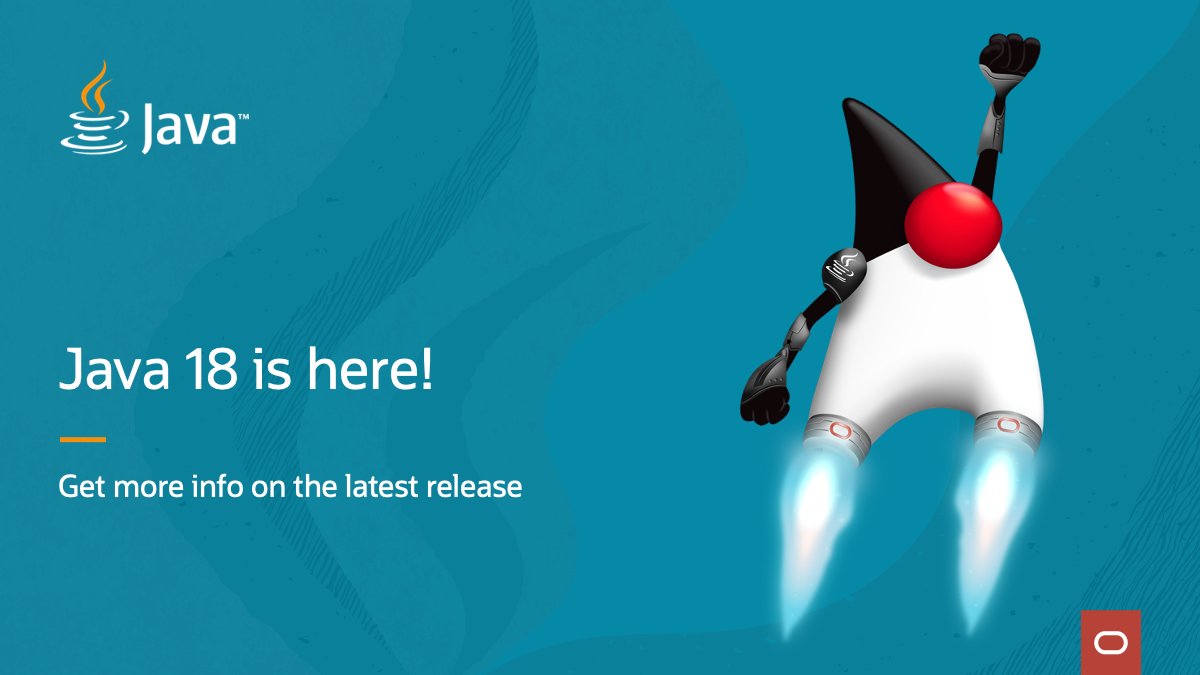 Así es Java 18 de Oracle