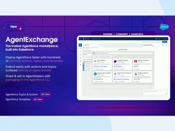 Salesforce lanza AgentExchange, el marketplace de IA para la revolución digital