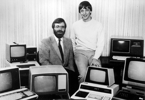 Microsoft: Bill Gates y Paul Allen Microsoft: Bill Gates y Paul Allen