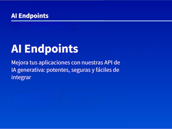 OVHcloud lanza AI Endpoints: IA open source sin servidor y con pago por uso